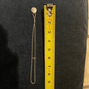 Burberry necklace silver colored